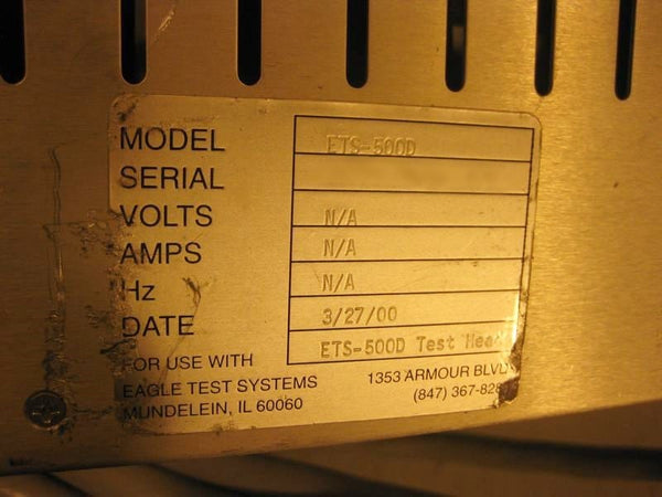 Teradyne / Eagle ETS 500 D Test System Rack Cabinet