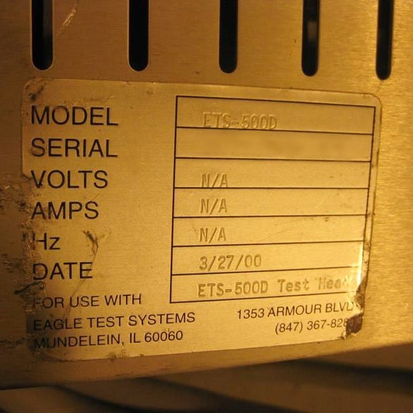 Teradyne / Eagle ETS 500 D Test System Rack Cabinet