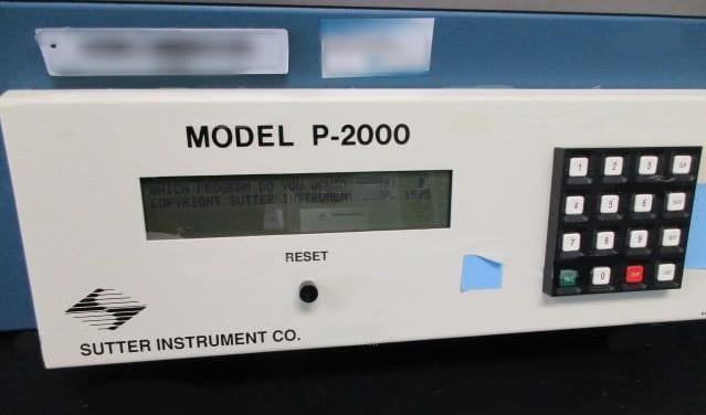 Sutter P 2000 Laser Based Micropipette Puller