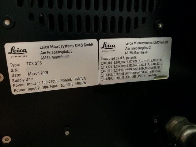 KLA / Leica TCS SP 5 CLSM (Confocal Laser Scanning Microscope)