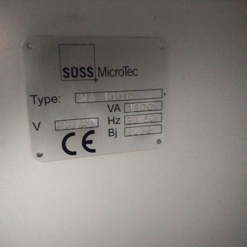 SUSS MA 1006 Mask Aligner