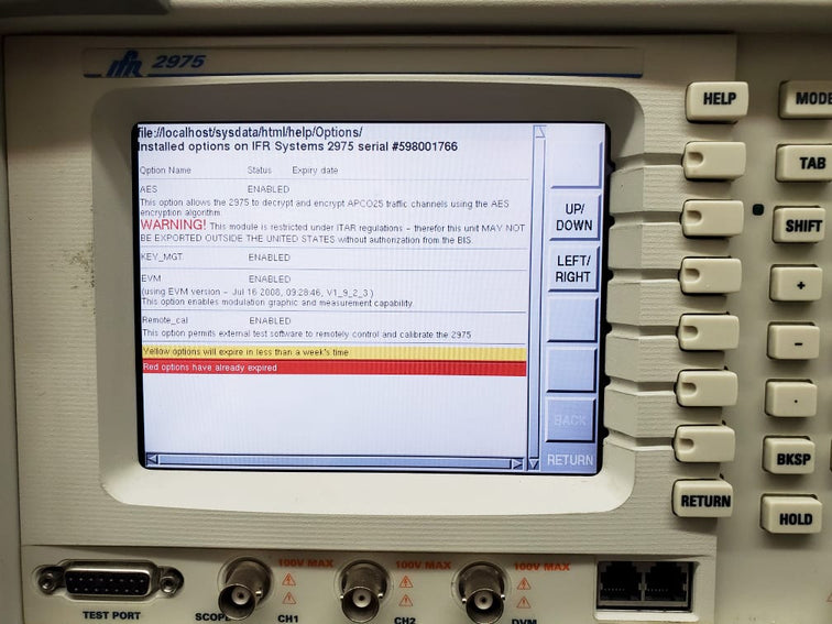 Aeroflex / IFR 2975 Communications Test Set
