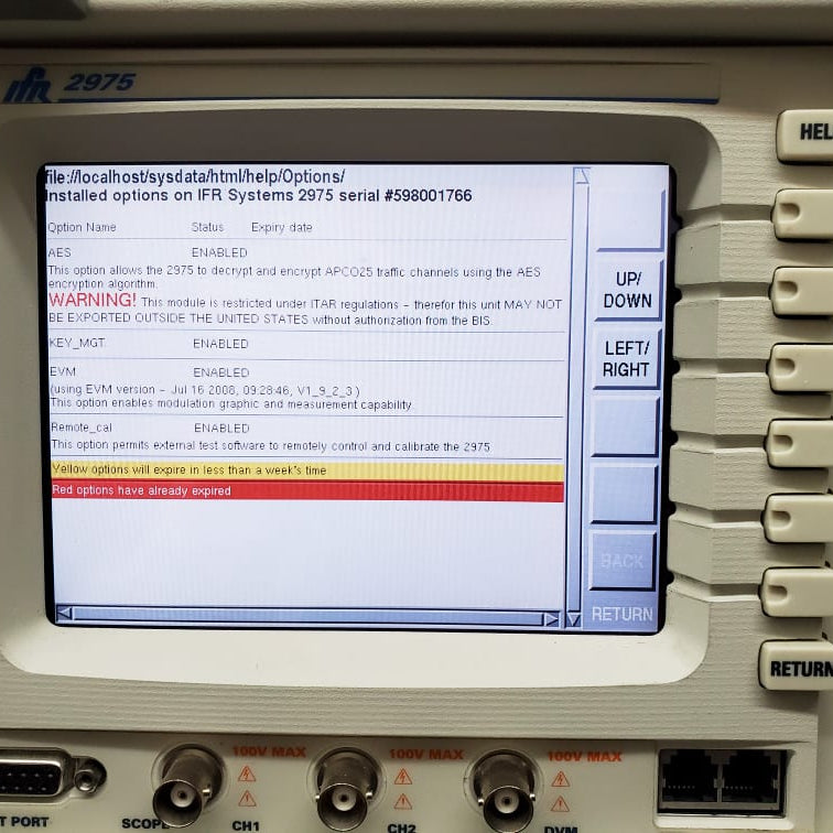 Aeroflex / IFR 2975 Communications Test Set