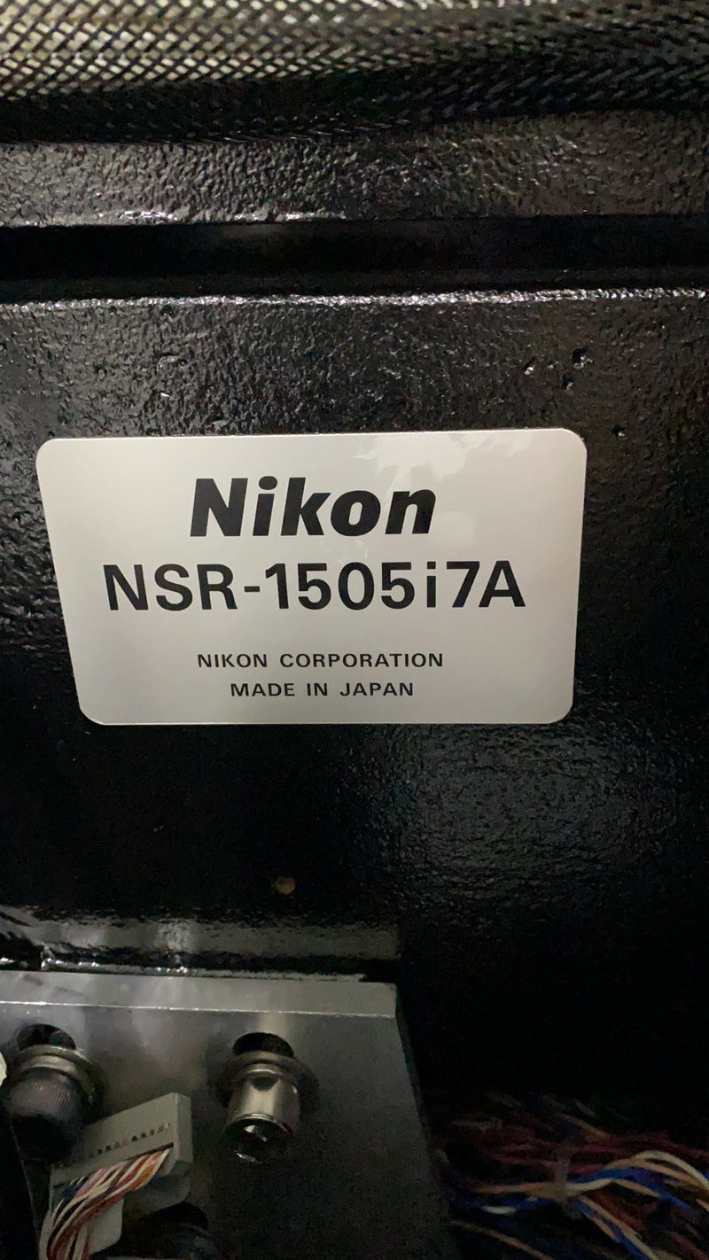 Nikon NSR 1505 i 7 A i-Line Stepper