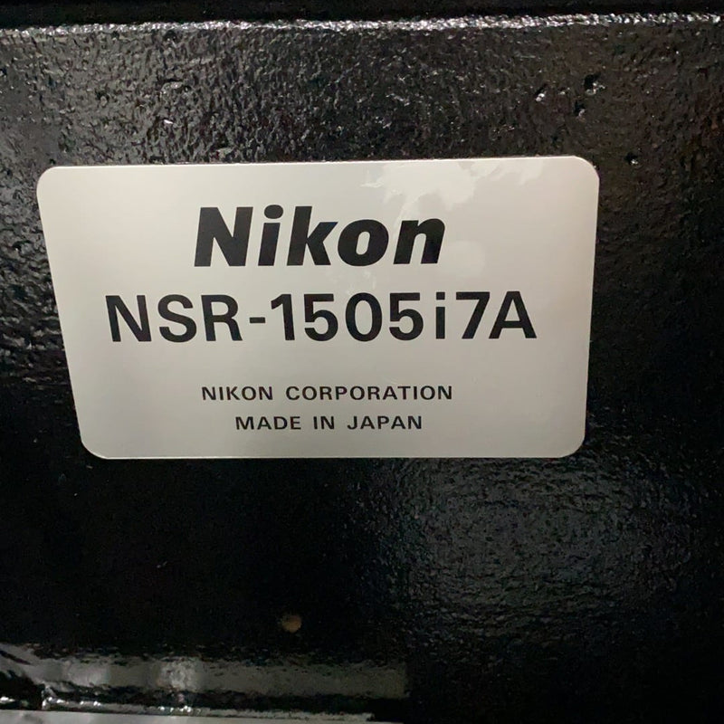 Nikon NSR 1505 i 7 A i-Line Stepper