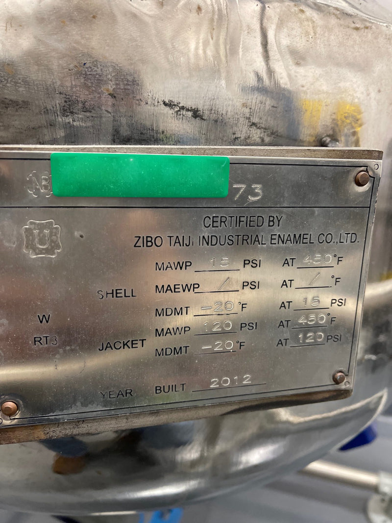 Zibo Taiji Industrial Enamel Reactor