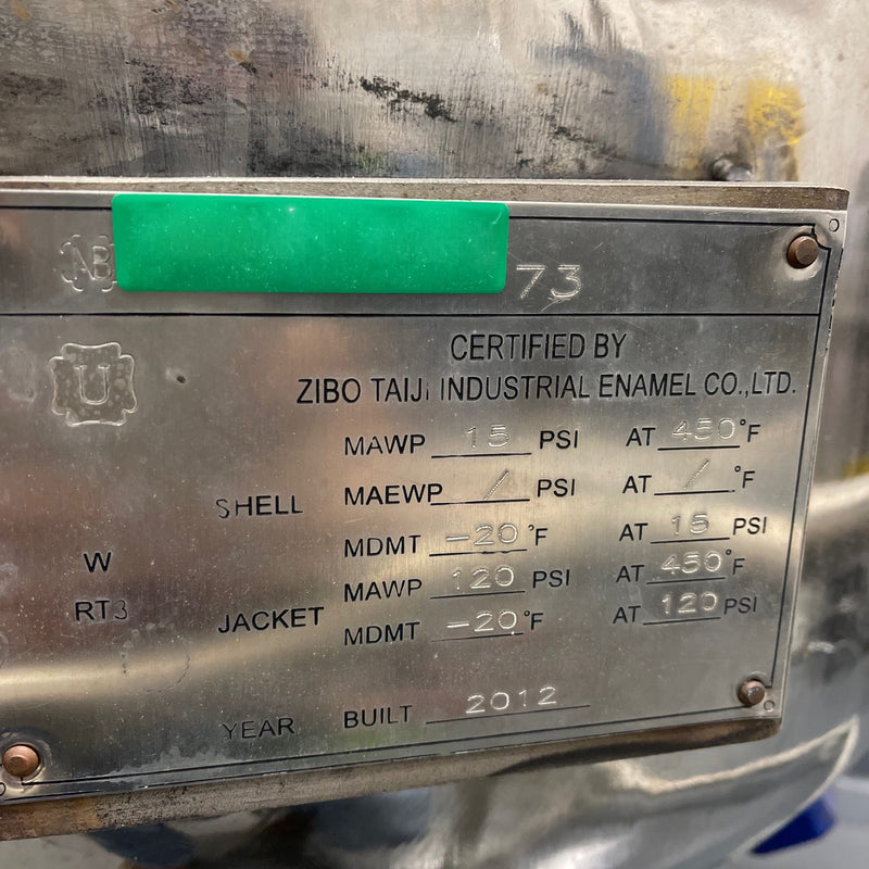 Zibo Taiji Industrial Enamel Reactor
