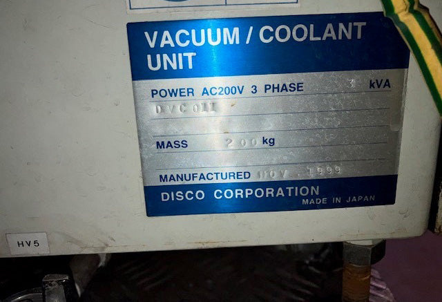 Disco DFG 850 Back Grinder