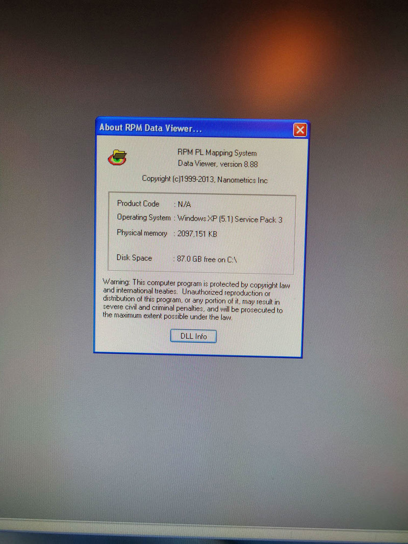 ONTO / Nanometrics RPM Blue