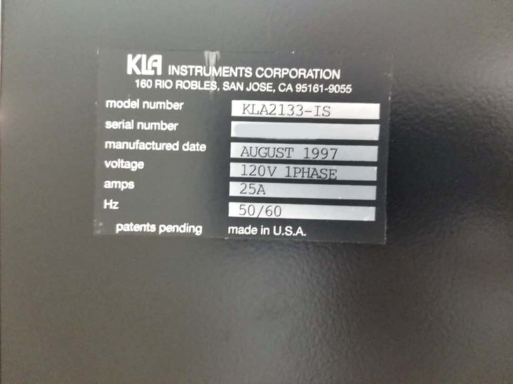 KLA 2133 Brightfield Inspection