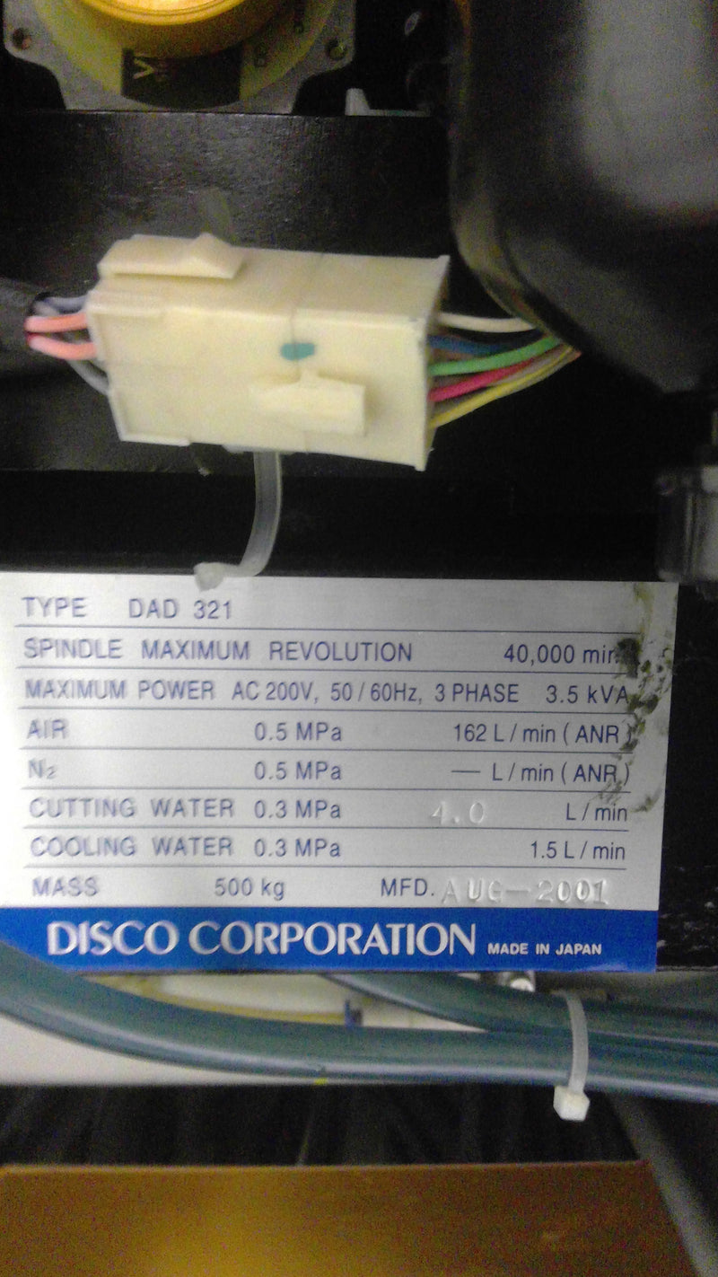 Disco DAD 3220 Automatic Dicing Saw