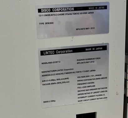 Disco DGP 8761 + DFM 2800 In-Line Grinder