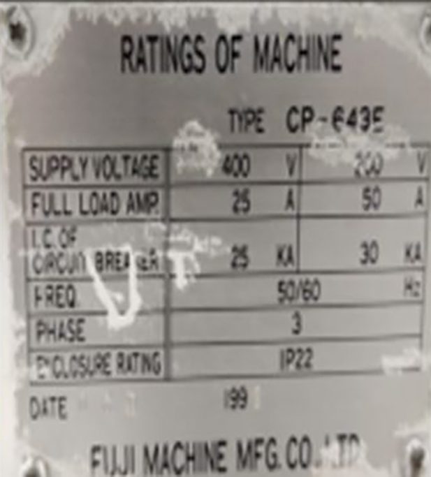 Fuji CP 643 E