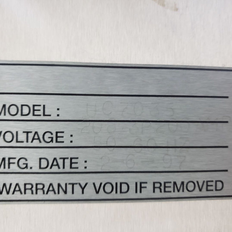 Advent UC 7035 M Wafer Washer