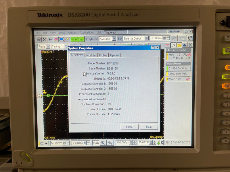 Tektronix DSA 8200 Digital Serial Analyzer
