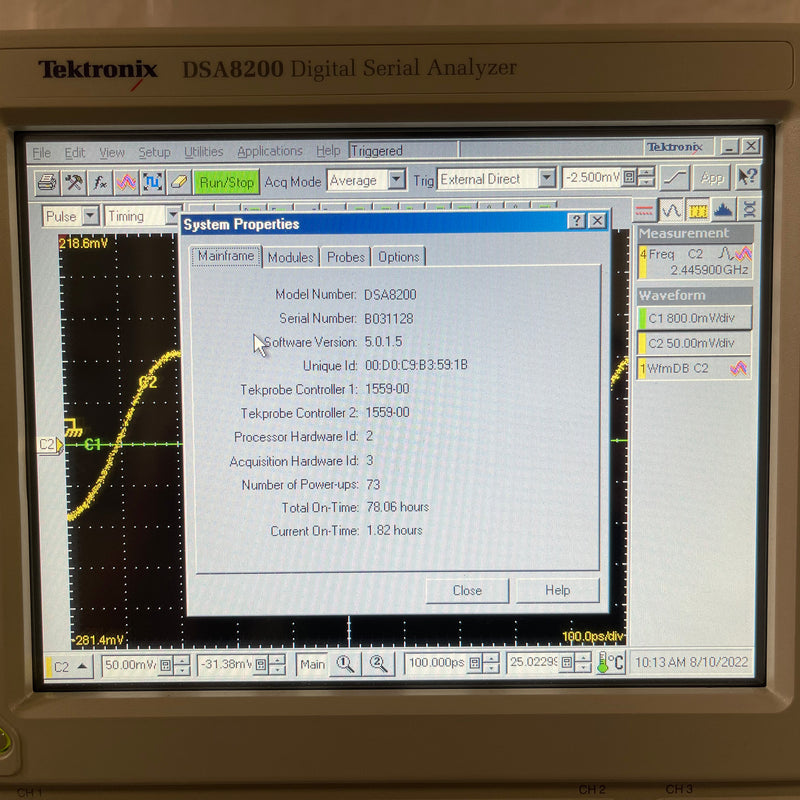 Tektronix DSA 8200 Digital Serial Analyzer