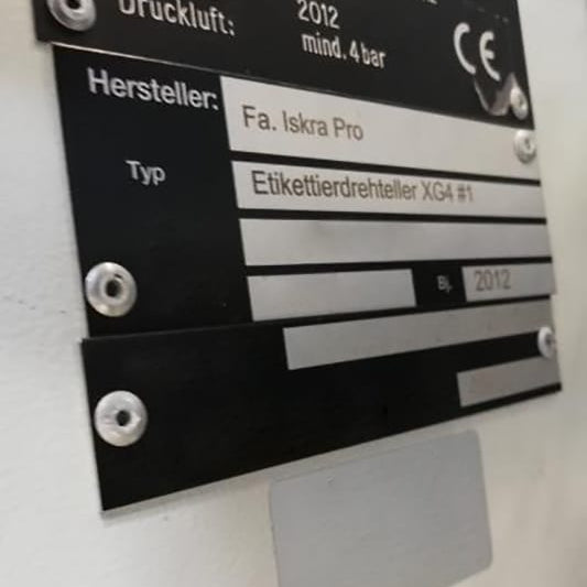 Iskra Pro Labeling Turntable for XG4