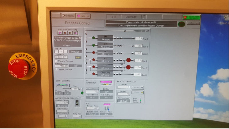 Oxford Plasmalab 100 ICP-RIE (Inductively Coupled Plasma - Reactive lon Etch)