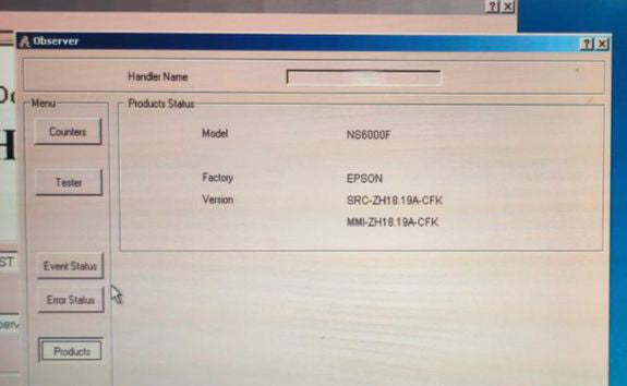 Seiko / Epson NS 6040 High Speed IC Handler