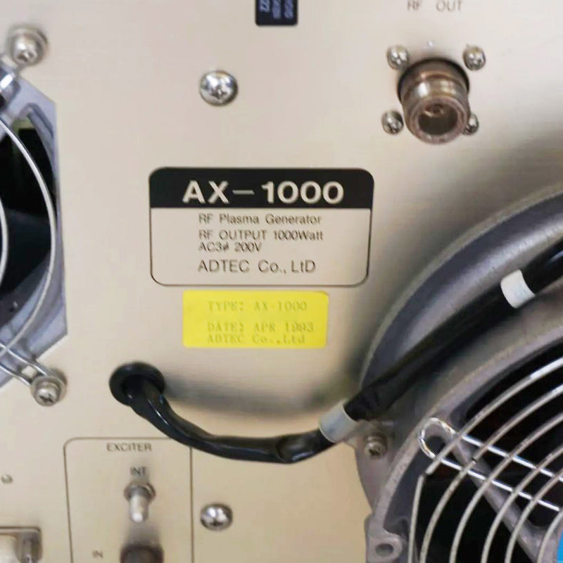 Adtec AX 1000 RF Plasma Generator
