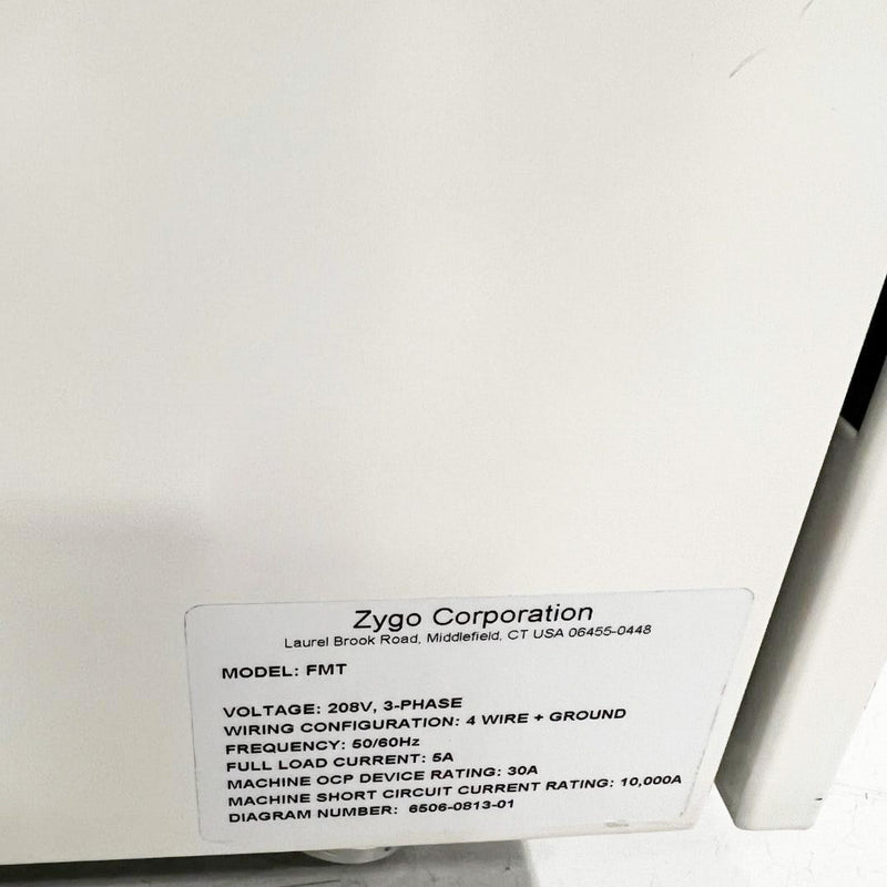 Zygo FMT Mask Flatness Tool