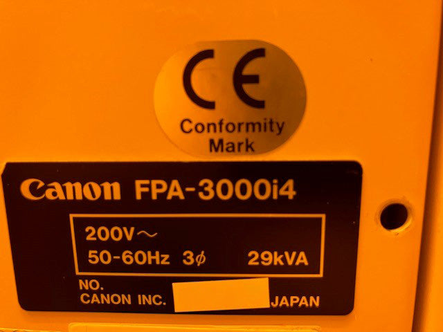 Canon FPA 3000 i 4 Stepper