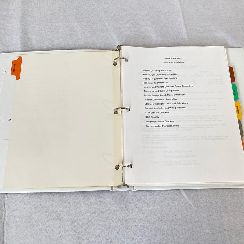 Semitool 240 S-3-1-E-ML SRD (Spin Rinse Dryer)