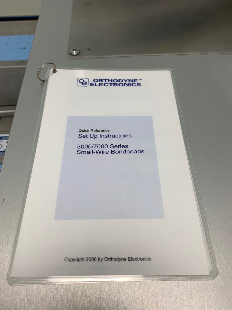 Orthodyne 3700 Plus Wire Bonder