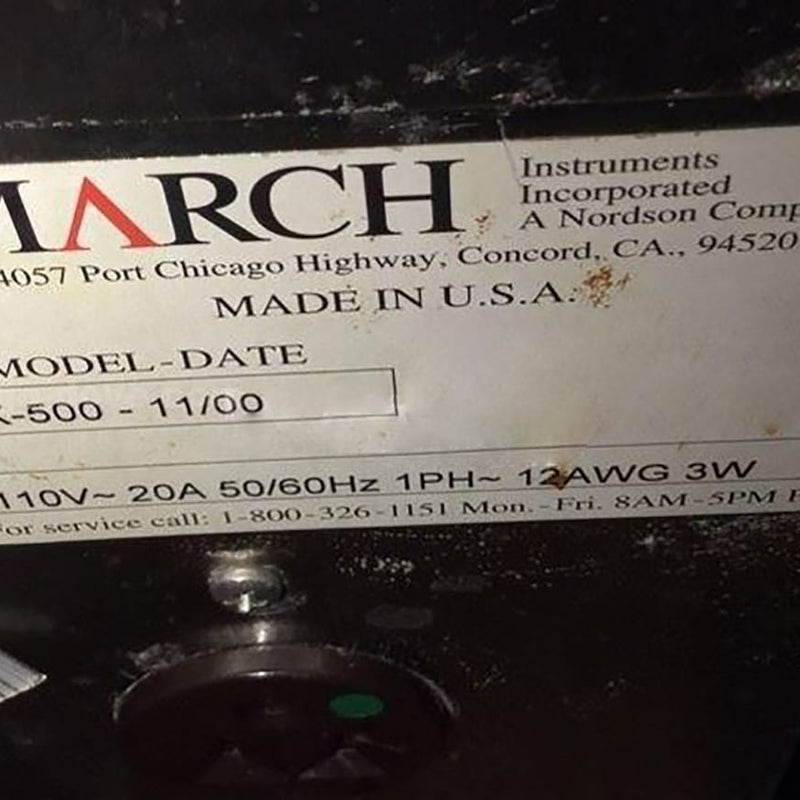 March PX 500 Plasma Asher
