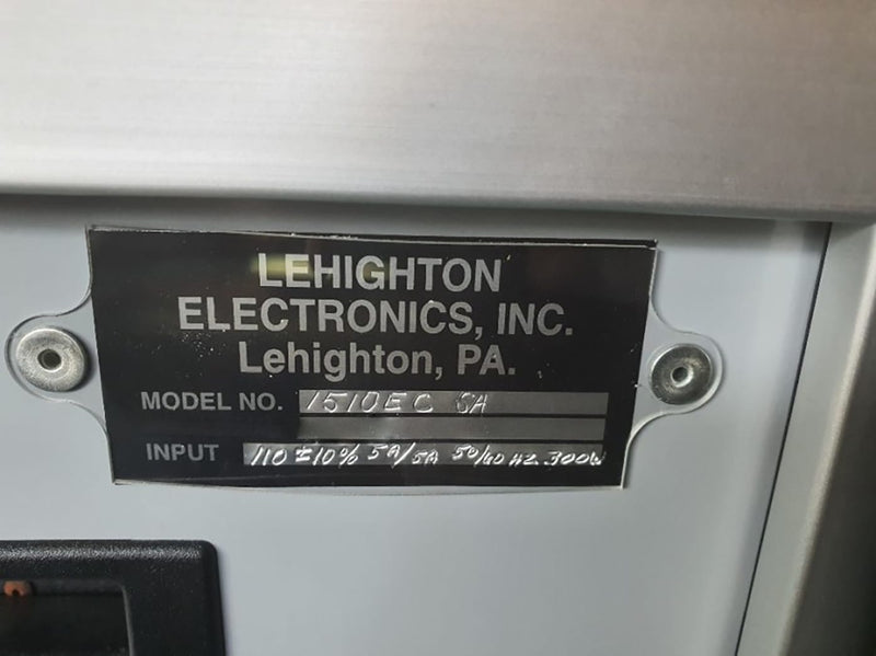 Lehighton 1510 EC Sheet Resistance Measurement