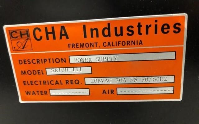 CHA Mark 40 Vacuum Deposition System
