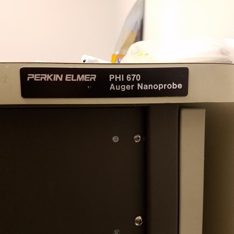 Perkin Elmer PHI 670 Auger Electron Spectroscopy (AES) Nanoprobe