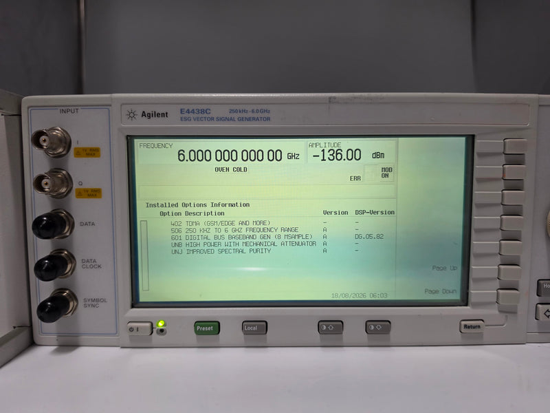 Agilent E 4438 C ESG Vector Signal Generator