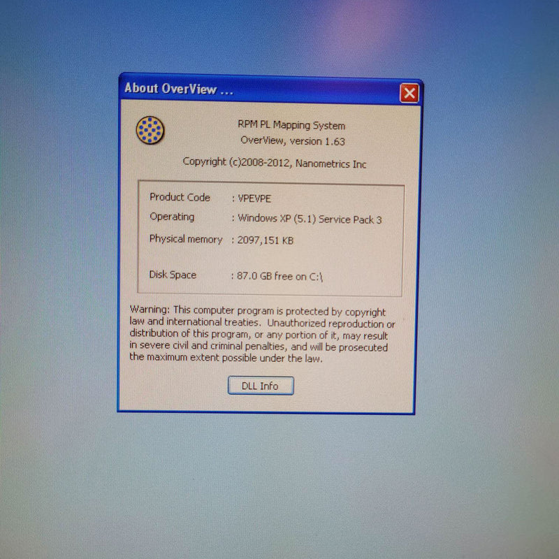ONTO / Nanometrics RPM Blue
