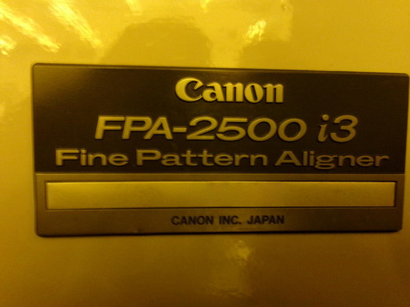 Canon FPA 2500 i 3 i-Line Stepper