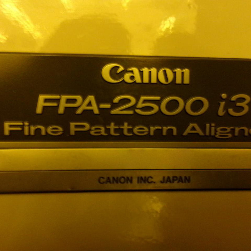 Canon FPA 2500 i 3 i-Line Stepper