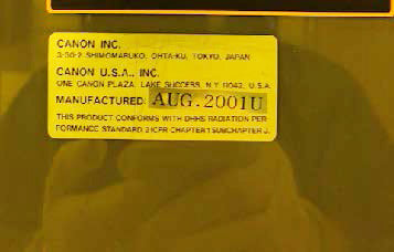 Canon FPA 5000 ES 3 Stepper