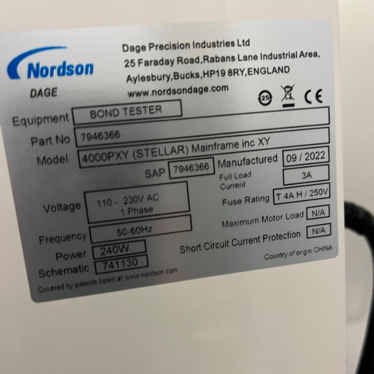Nordson / Dage Stellar 4000 Bond Tester