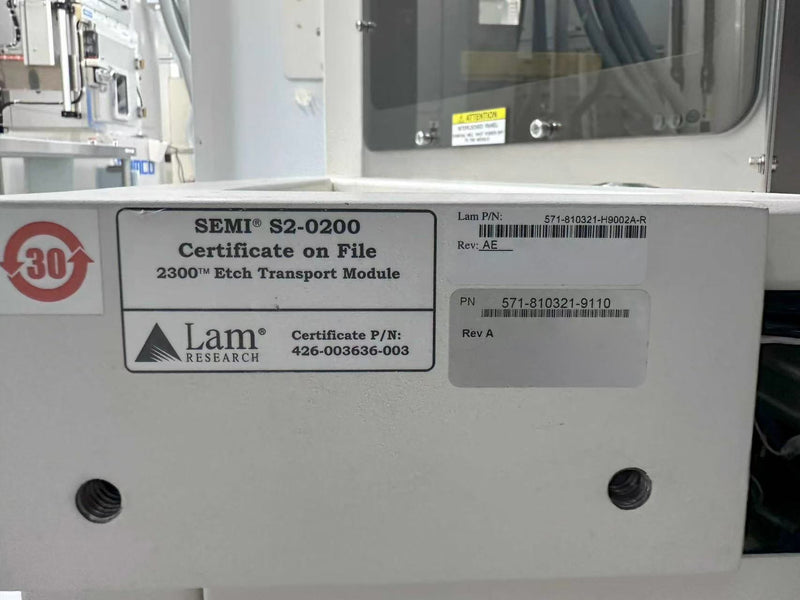 Lam 2300 Etch Chamber