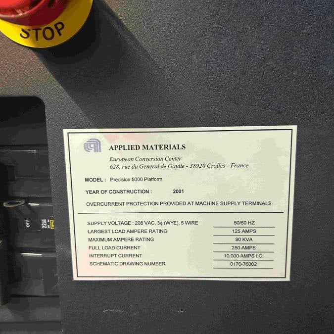 Applied Materials P 5000 MxP+ Etcher