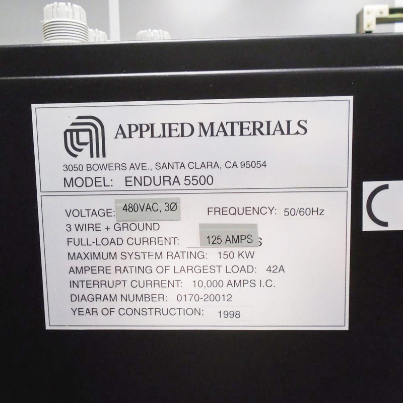 Applied Materials Endura 5500 PVD (Physical Vapor Deposition)