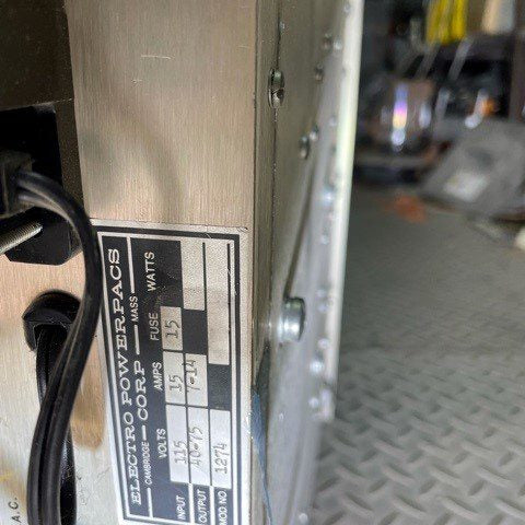 Electro PowerPacs 1274 Arc Lamp Power Supply