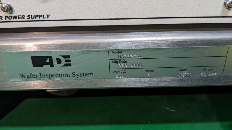 KLA / ADE WaferXam Wafer Inspection System