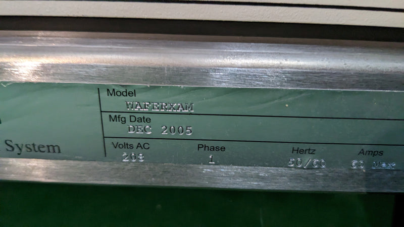 KLA / ADE WaferXam Wafer Inspection System