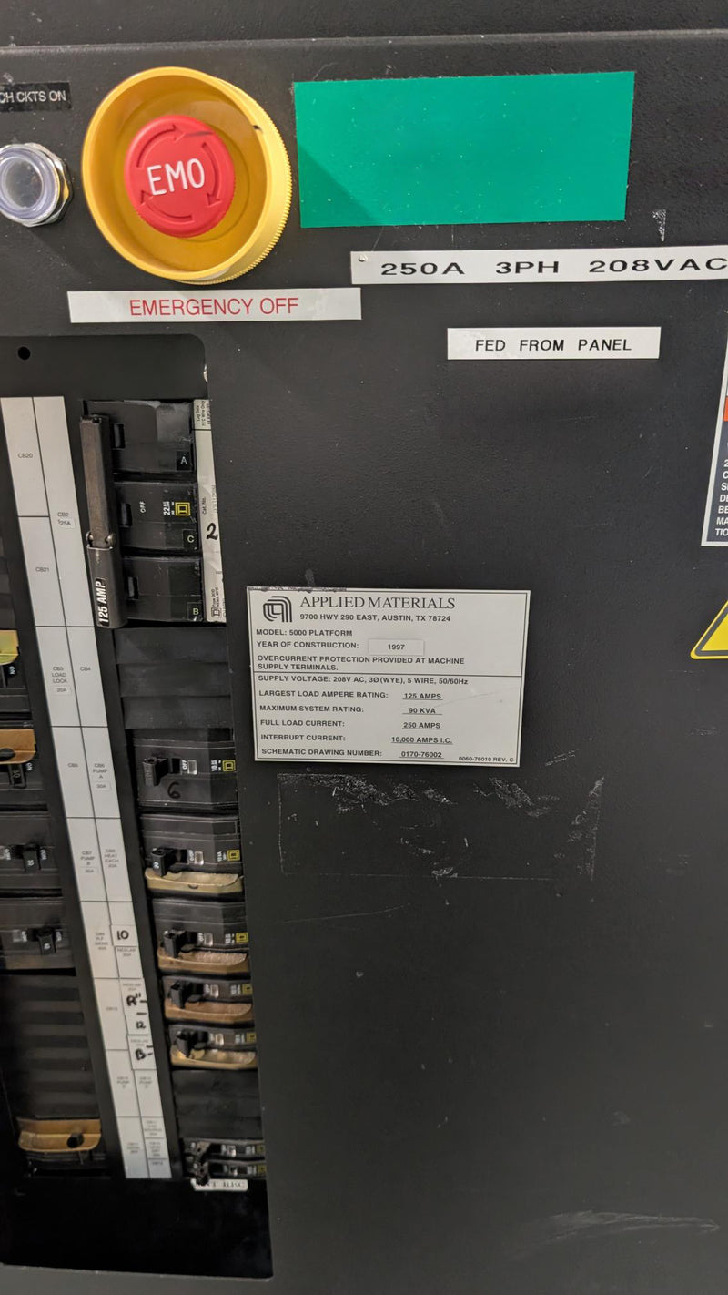 Applied Materials P 5000 Mark II System