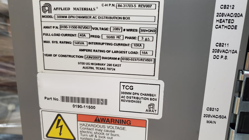 Applied Materials Centura Epi Chambers