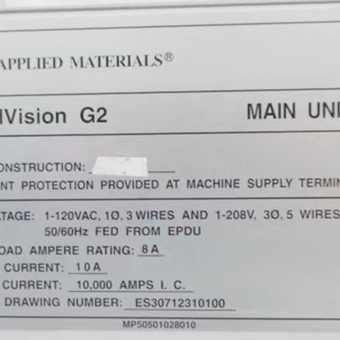 Applied Materials SEMVision G 2 CD-SEM (Critical Dimension Scanning Electron Microscope)