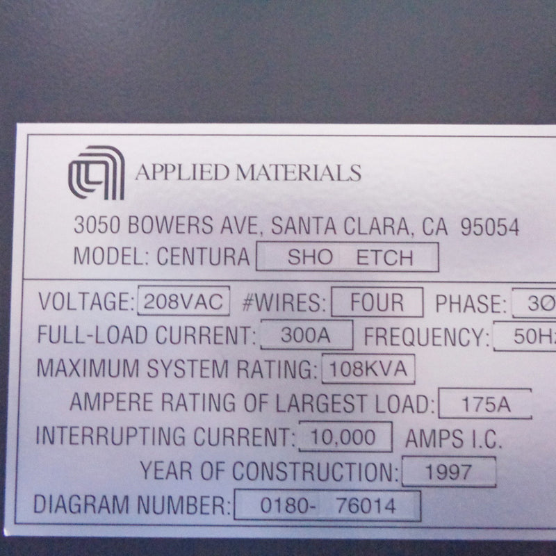 Applied Materials Centura MXP Etcher