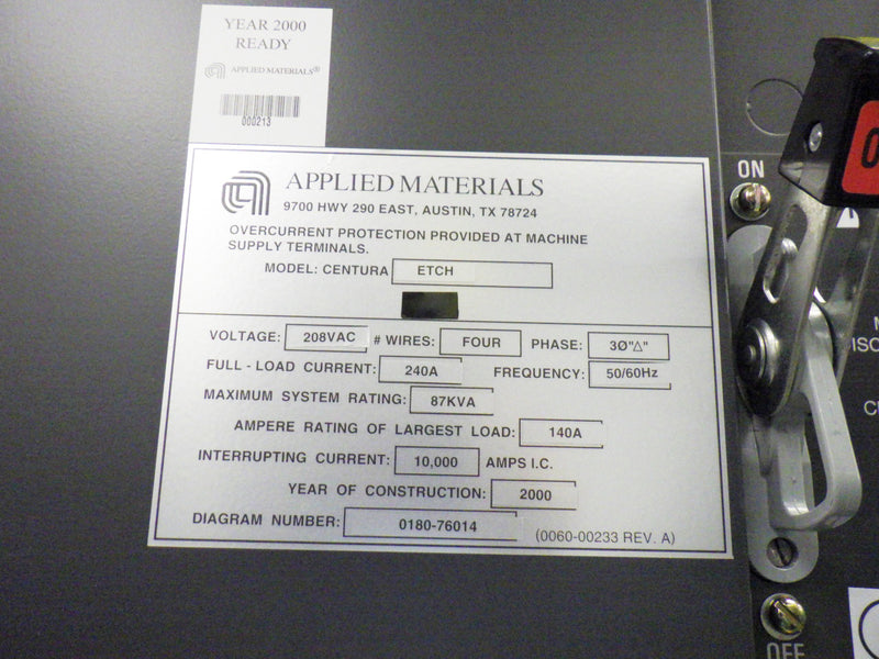 Applied Materials Centura MXP Etcher