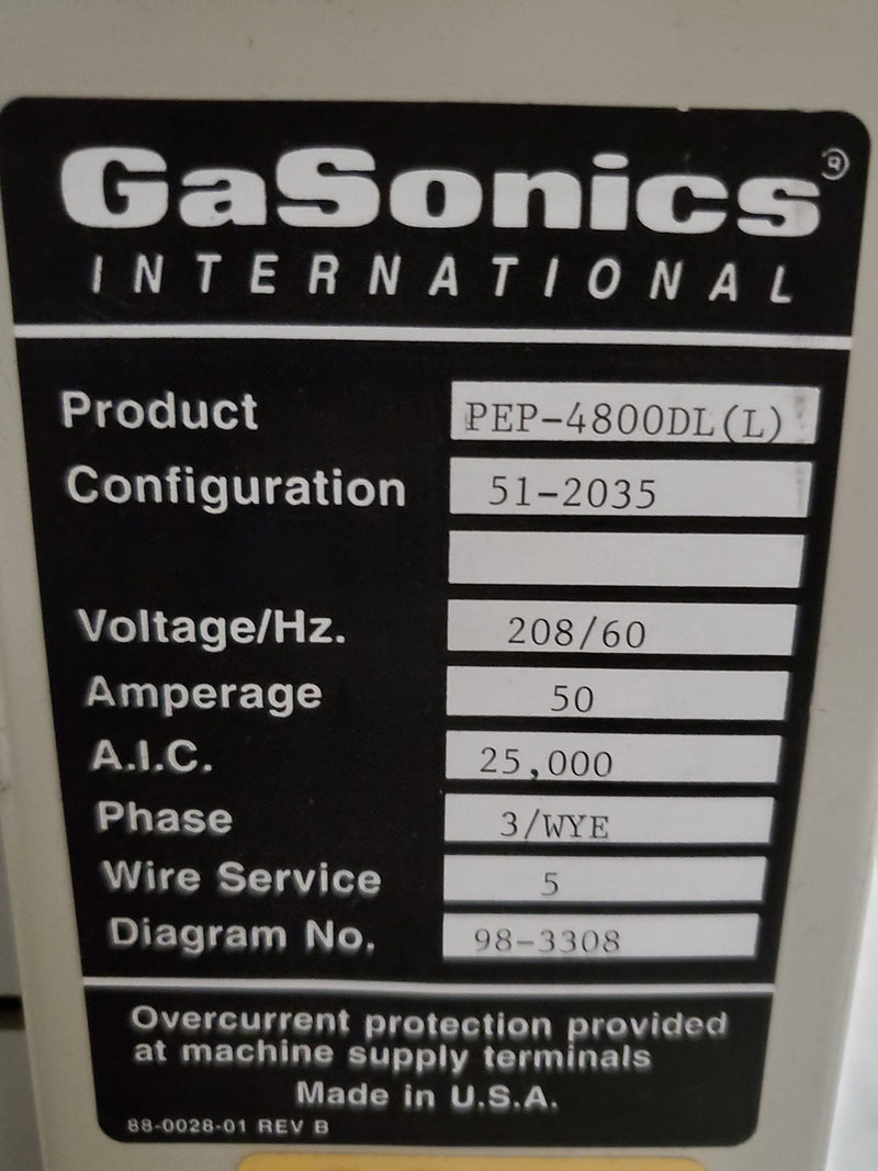 Lam / Novellus / Gasonics PEP 4800 DL Iridia